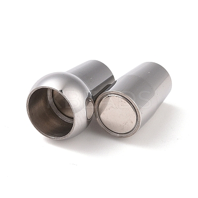 Tarnish Resistant 304 Stainless Steel Magnetic Clasps X-STAS-K006-09C-4mm-1