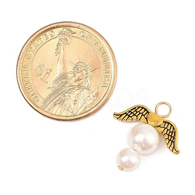 Shell Pearl Pendants PALLOY-JF02942-1