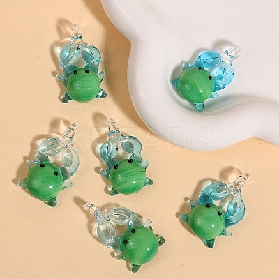 Handmade Lampwork Pendants PW-WG0A8A0-01-1