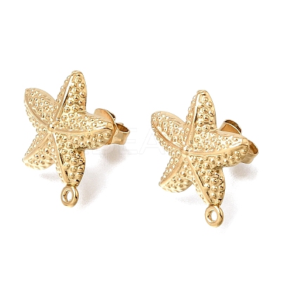 304 Stainless Steel Stud Earring Findings STAS-D391-03C-G-1