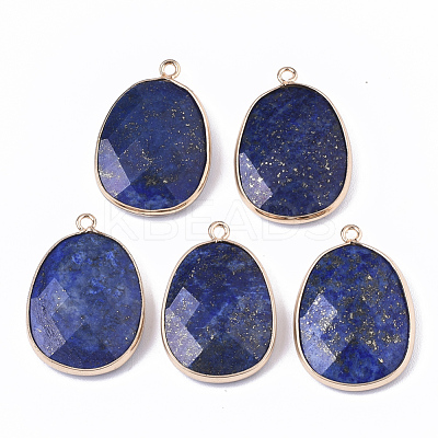 Natural Lapis Lazuli Pendants G-T131-08A-1