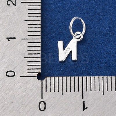 925 Sterling Silver Letter Charms LS-STER-C012-01S-N-1