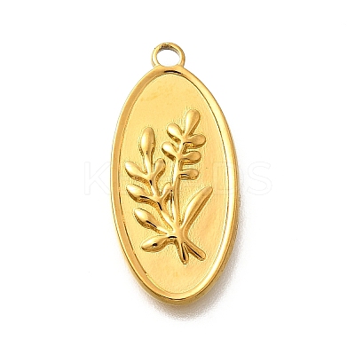 304 Stainless Steel Pendants STAS-E545-02G-1