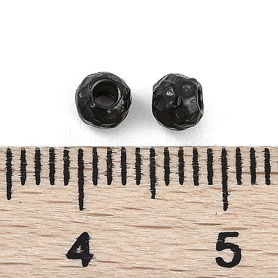 Textured 316 Surgical Stainless Steel Beads STAS-M106-01B-EB-1