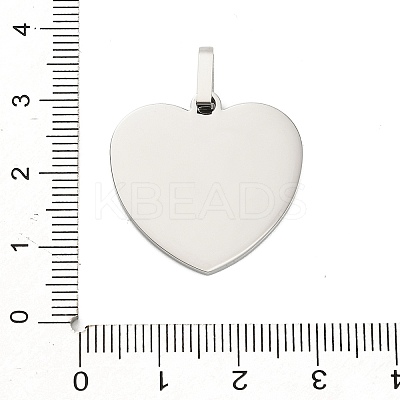 304 Stainless Steel Stamping Blank Tag Pendants STAS-Z126-02P-02-1