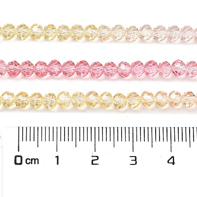 Transparent Painted Glass Beads Strands LS-DGLA-A034-T4mm-A09-1