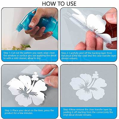 4Pcs 4 Styles PET Waterproof Self-adhesive Car Stickers DIY-WH0308-225A-095-1