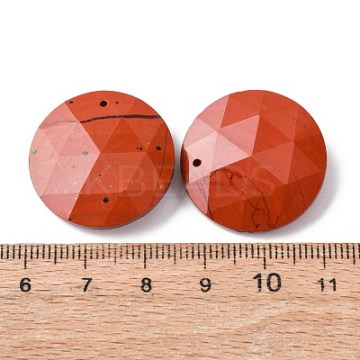 Natural Red Jasper Pendants G-H331-01C-1