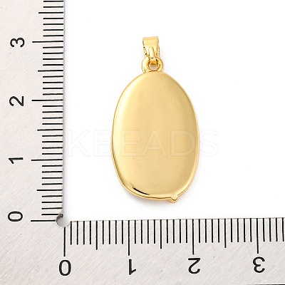 Brass Enamel Pendants KK-S502-02G-B-1