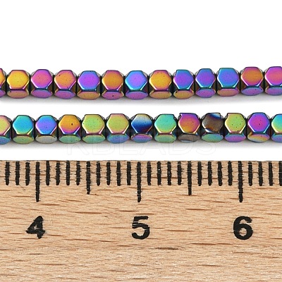 Electroplate Non-magnetic Synthetic Hematite Beads Strands G-I175-09I-1