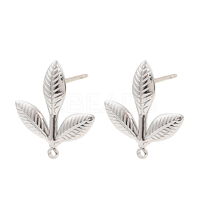 304 Stainless Steel Stud Earring Findings STAS-Z199-03P-03-1
