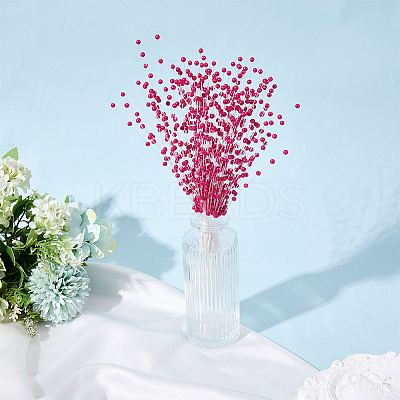 Plastic Imitation Pearl Artificial Flower Bouquet FIND-WH20003-87E-1