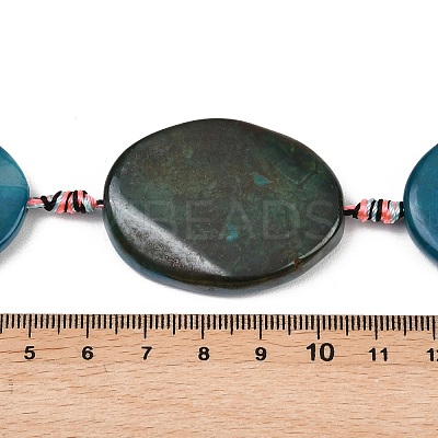 Natural Fire Crackle Agate Beads Strands G-P605-L03-01F-1