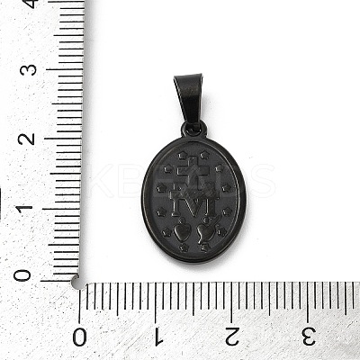 Ion Plating(IP) 201 Stainless Steel Pendants STAS-O111-05B-1