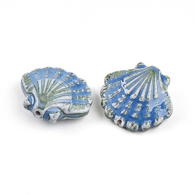 Handmade Porcelain Beads PORC-N009-01C-1