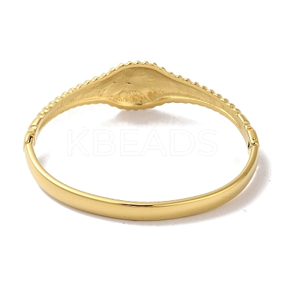 304 Stainless Steel Grooved Hinged Bangles for Women BJEW-I315-16G-1
