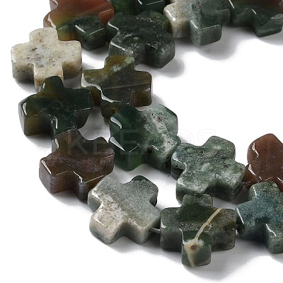 Natural Indian Agate Beads Strands G-M418-B06-01-1