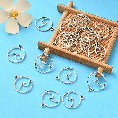 20Pcs Tibetan Style Alloy Pendants TIBE-YW0001-27-1