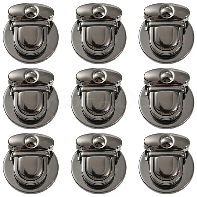 10Pcs Alloy Bag Tuck Lock Clasps FIND-YW0010-92B-1