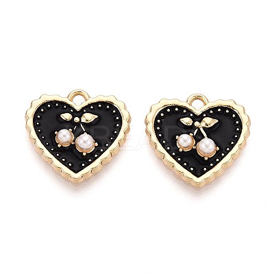 Alloy Enamel Pendants PALLOY-T092-37G-04-1