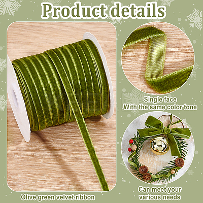 Velvet Ribbon OCOR-WH0078-322C-1