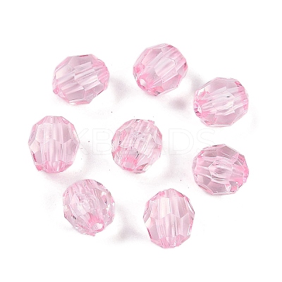 Transparent Acrylic Beads OACR-Q015-01B-1