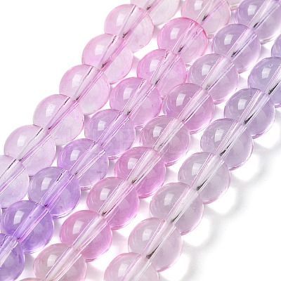 Baking Paint Transparent Glass Beads LS-DGLA-M001-10mm-02-1