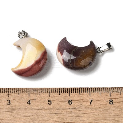Natural Mookaite Pendants G-H035-01P-06-1