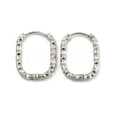 Non-Tarnish 304 Stainless Steel Hoop Earring STAS-A091-17A-P-1