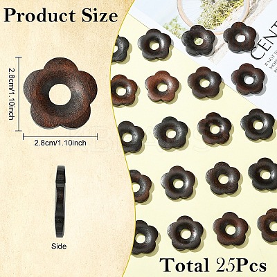 Wood Beads WOOD-YWC0001-02-1