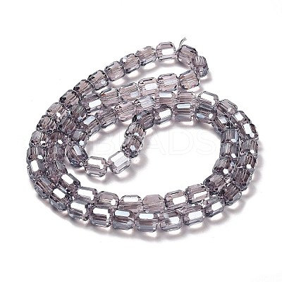 Electroplate Glass Beads Strands EGLA-D030-19N-1