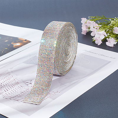 Self Adhesive Glass Rhinestone Glue Sheets RB-FG0001-02B-1