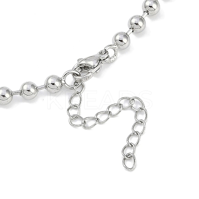 Rack Plating Brass Italian Horn Cornicello Bib Necklacess NJEW-P317-06P-1