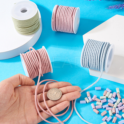 DIY Macaron Color Hair Ties Making Kit DIY-TA0004-55-1