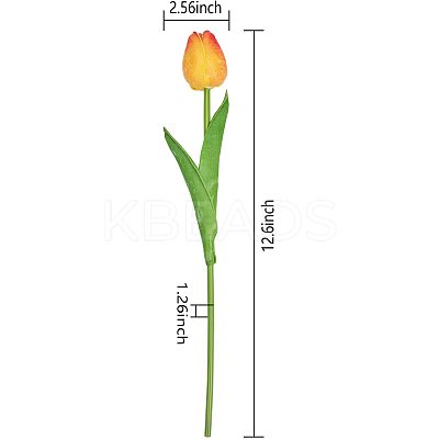 PU Leather Imitation Tulip DIY-GA0001-24-1