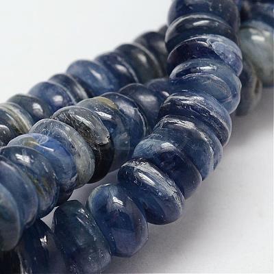 Rondelle Natural Kyanite/Cyanite/Disthene Bead Strands G-O137-01C-1