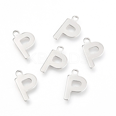 Non-Tarnish 201 Stainless Steel Charms STAS-C021-06P-P-1
