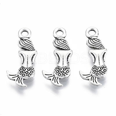 Tibetan Style Alloy Pendants TIBEP-Q088-004AS-RS-1