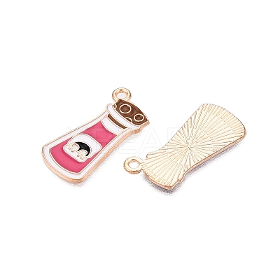 Halloween Theme Alloy Enamel Pendants ENAM-T020-07I-1