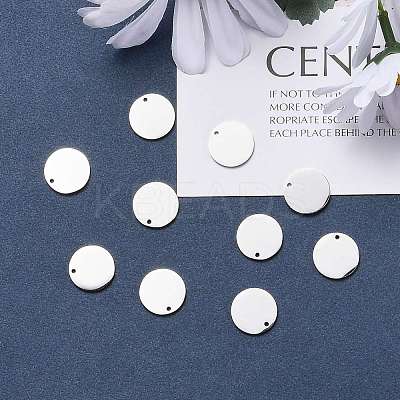 Non-Tarnish 304 Stainless Steel Stamping Blank Tag Mirror Polished Finish Pendants STAS-L220-04P-A-1