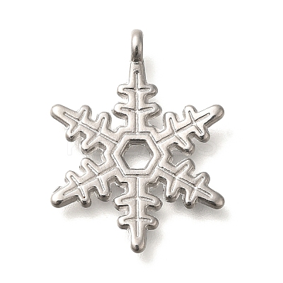 Anti-Tarnish 304 Stainless Steel Pendants STAS-I321-12P-1