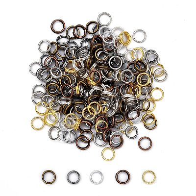 Mixed Color Iron Split Rings JRD5MM-M-1