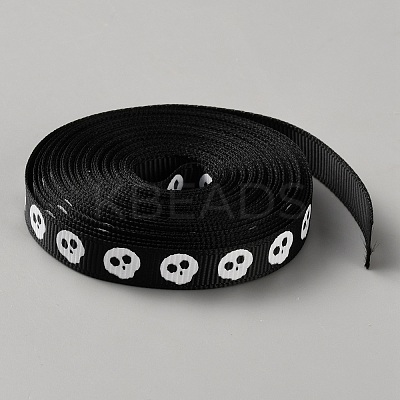 Halloween Polyester Ribbons OCOR-WH0120-29A-1