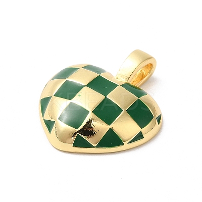 Rack Plating Brass Enamel Pendants KK-Z056-41G-02-1