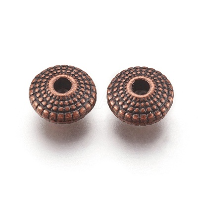 Tibetan Style Alloy Spacer Beads X-RLF0391Y-1