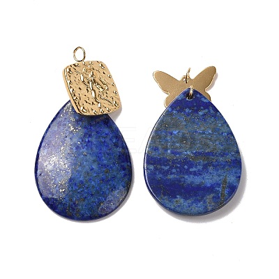 Natural Lapis Lazuli Pendants G-H279-01G-1