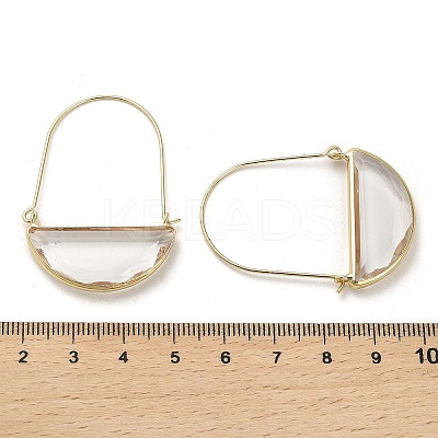 Glass with Brass Pendants GLAA-G111-01G-01-1