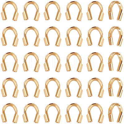 500Pcs Brass Wire Guardian KK-BBC0025-16B-G-1