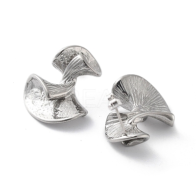 Non-Tarnish 304 Stainless Steel Stud Earrings for Women EJEW-D095-01P-1