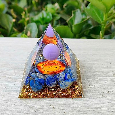 Orgonite Pyramid Resin Energy Generators PW-WG7AA97-02-1